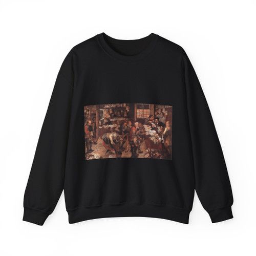 BRUEGHEL, Pieter the Younger - Village Lawyer (Artwork) Crewneck Sweatshirt