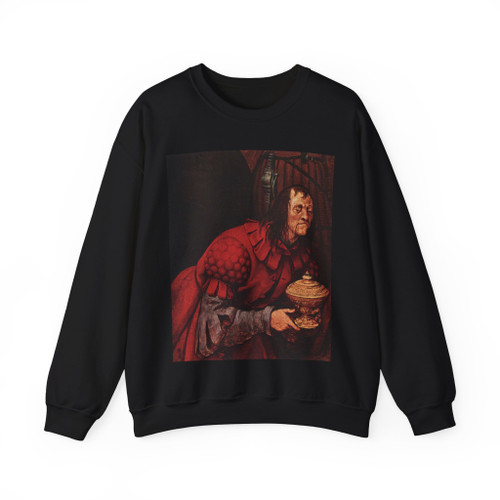 BRUEGEL, Pieter the Elder - 08.religious theme - The Adoration of the Kings (4) (Artwork) Crewneck Sweatshirt
