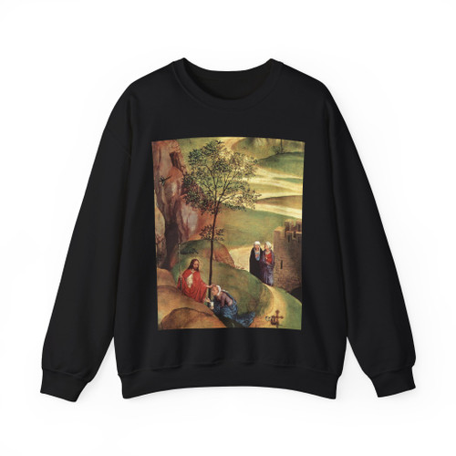 MEMLING, Hans -late- Advent and Triumph of Christ (detail)2 (Artwork) Crewneck Sweatshirt