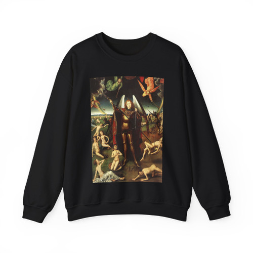 MEMLING, Hans -Last Judgment- Last Judgment Triptych (detail)5 (Artwork) Crewneck Sweatshirt