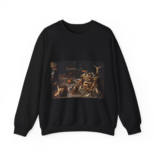 CARRACCI, Antonio - The Flood (Artwork) Crewneck Sweatshirt