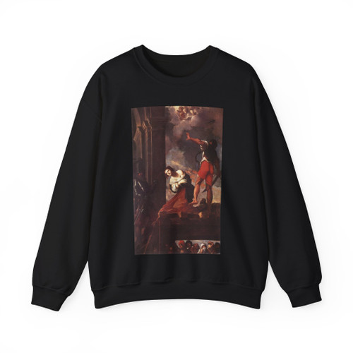 CARRACCI, Lodovico - The Martyrdom of St Margaret (Artwork) Crewneck Sweatshirt