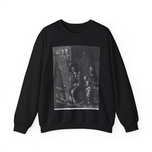 BOTH, Andries - The Poor Painter in His Studio (Artwork) Crewneck Sweatshirt
