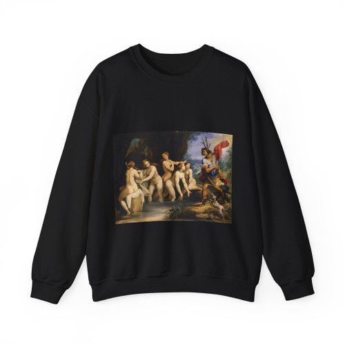CESARI, Giuseppe (Cavaliere d'Arpino) - Diana and Actaeon (Artwork) Crewneck Sweatshirt