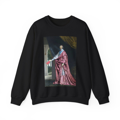 CHAMPAIGNE, Philippe de - Cardinal Richelieu (Artwork) Crewneck Sweatshirt