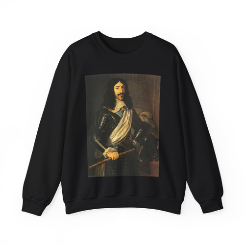 CHAMPAIGNE, Philippe de - King Louis XIII (Artwork) Crewneck Sweatshirt