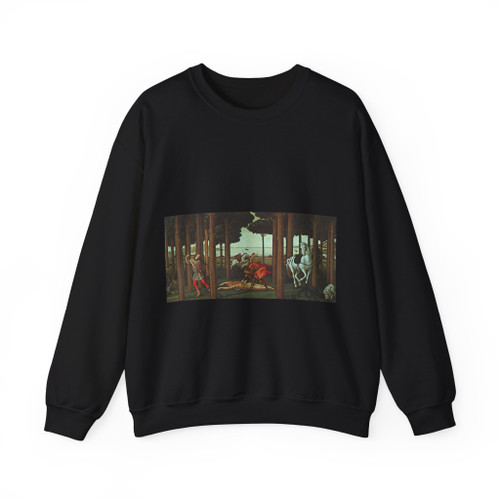 BOTTICELLI, Sandro - Nastagio degli Onesti 2 (Artwork) Crewneck Sweatshirt