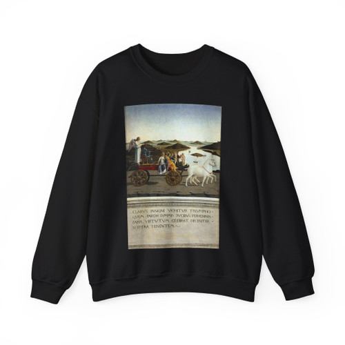 PIERO della FRANCESCA - Triumph of Federico da Montefeltro (Artwork) Crewneck Sweatshirt