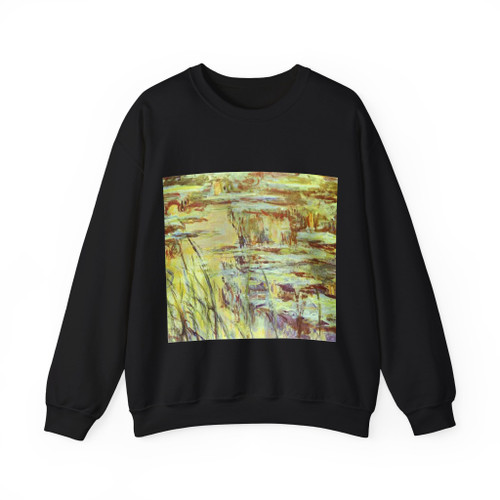 MONET, Claude - Reflets sur l'eau (Artwork) Crewneck Sweatshirt