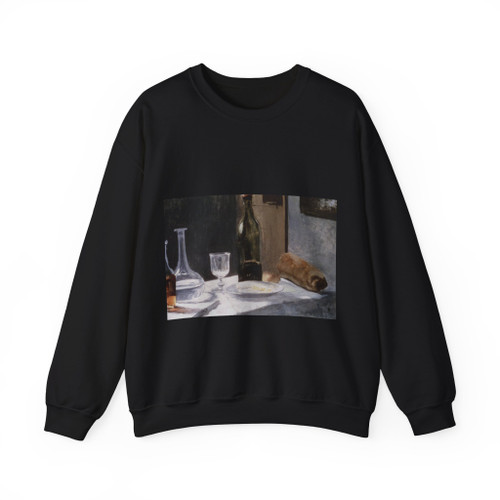 MONET, Claude - Still Life With Bottles (Artwork) Crewneck Sweatshirt