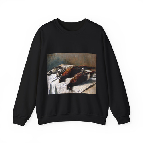 MONET, Claude - Peasants and Flowers (Artwork) Crewneck Sweatshirt