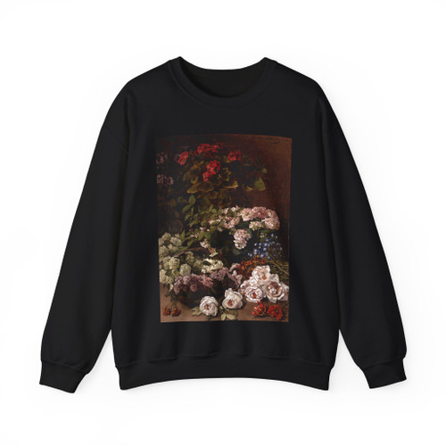 MONET, Claude - Spring Flowers (Artwork) Crewneck Sweatshirt