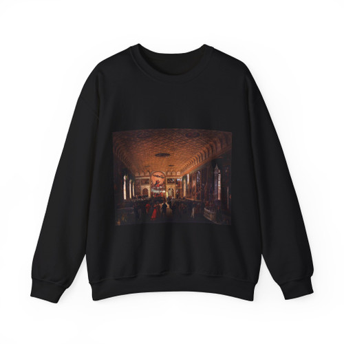 BORSATO, Giuseppe - Commemoration of Canova in the Scuola Grande della Carit (Artwork) Crewneck Sweatshirt