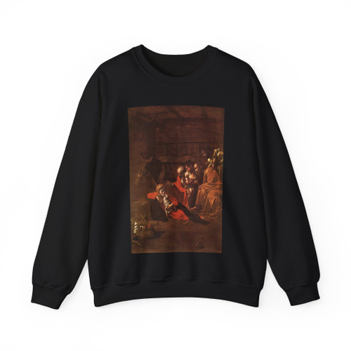 CARAVAGGIO - Adoration of the Shepherds (Artwork) Crewneck Sweatshirt