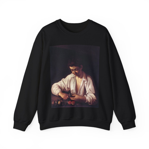 CARAVAGGIO - Boy Peeling a Fruit (Artwork) Crewneck Sweatshirt