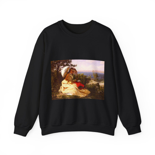 BRETON, Jules - La Femme a l'Ombrelle (Artwork) Crewneck Sweatshirt