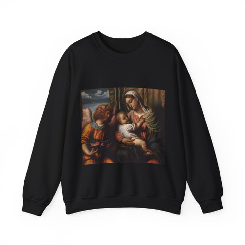 MORETTO da Brescia - Virgin and Child (Artwork) Crewneck Sweatshirt