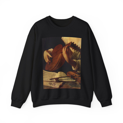 CARAVAGGIO - Lute Player (detail) (Artwork) Crewneck Sweatshirt