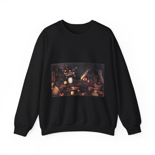 CARAVAGGIO - Still-Life with Flowers and Fruit (Artwork) Crewneck Sweatshirt