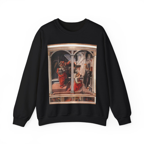 LIPPI, Fra Filippo  - 1440-Annunciation2 (Artwork) Crewneck Sweatshirt