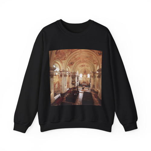 MAULBERTSCH, Franz Anton - Interior of the Church (Artwork) Crewneck Sweatshirt