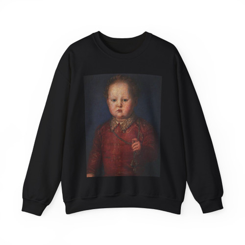 BRONZINO, Agnolo - 1.Portraits of the Medici - Don Garcia de' Medici (Artwork) Crewneck Sweatshirt