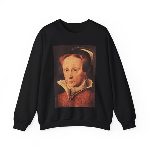 MOR VAN DASHORST, Anthonis - Portrait of Mary, Queen of England (Artwork) Crewneck Sweatshirt