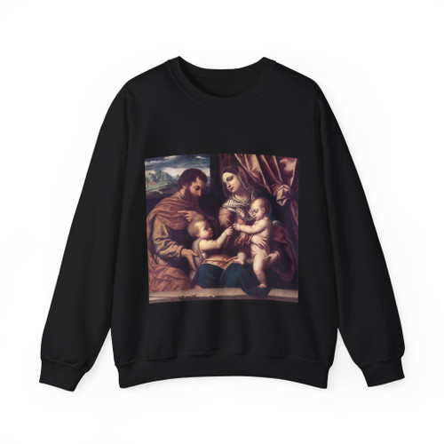 MORETTO da Brescia - Holy Family (Artwork) Crewneck Sweatshirt