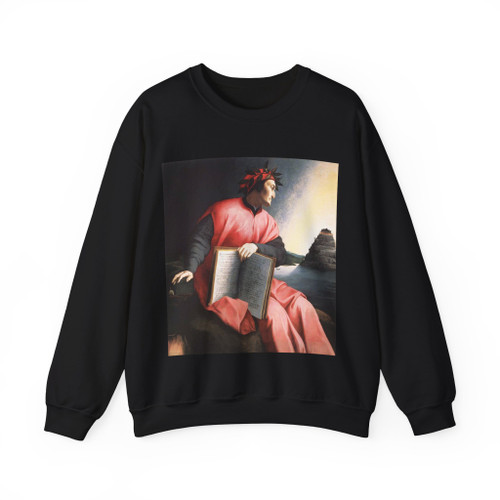 BRONZINO, Agnolo - 4.allegories - Allegorical Portrait of Dante (Artwork) Crewneck Sweatshirt