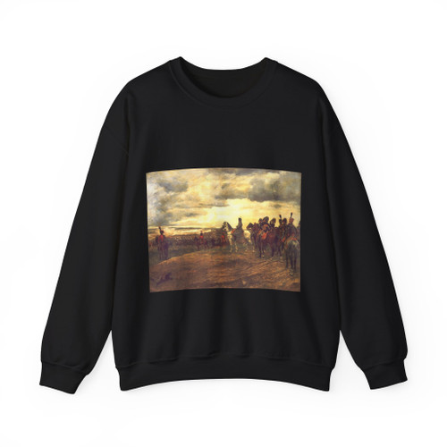 MEISSONIER, Jean-Louis-Ernest - Jena (Artwork) Crewneck Sweatshirt