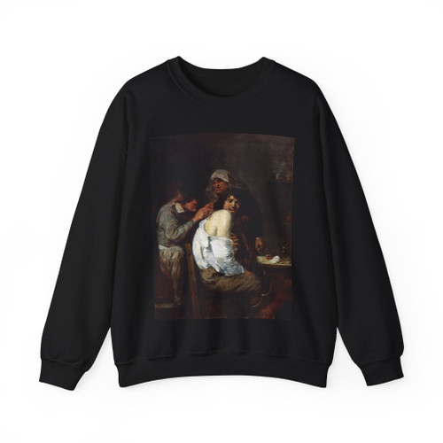 BROUWER, Adriaen - The Back Operation (Artwork) Crewneck Sweatshirt
