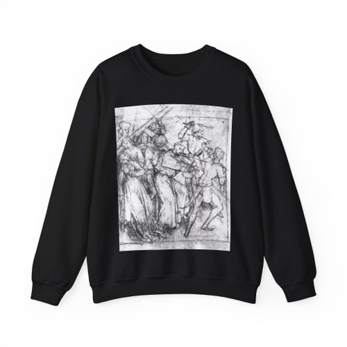 BOSCH, Hieronymus - Christ Carrying the Cross 2 (Artwork) Crewneck Sweatshirt