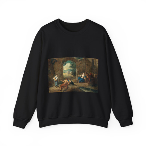 LOCATELLI, Andrea - Figures in a Landscape (Artwork) Crewneck Sweatshirt