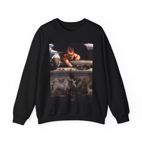 TIZIANO Vecellio - Sacred and Profane Love (detail)3 (Artwork) Crewneck Sweatshirt