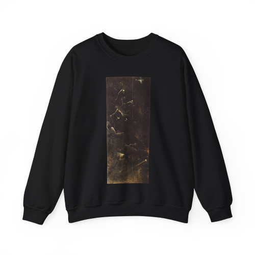 BOSCH, Hieronymus - Palazzo Ducale, Venice - Hell, Fall of the Damned (Artwork) Crewneck Sweatshirt