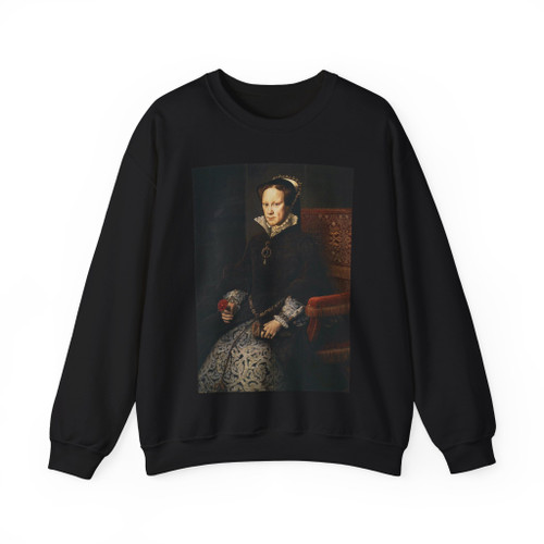 MOR VAN DASHORST, Anthonis - Queen Mary Tudor of England (Artwork) Crewneck Sweatshirt