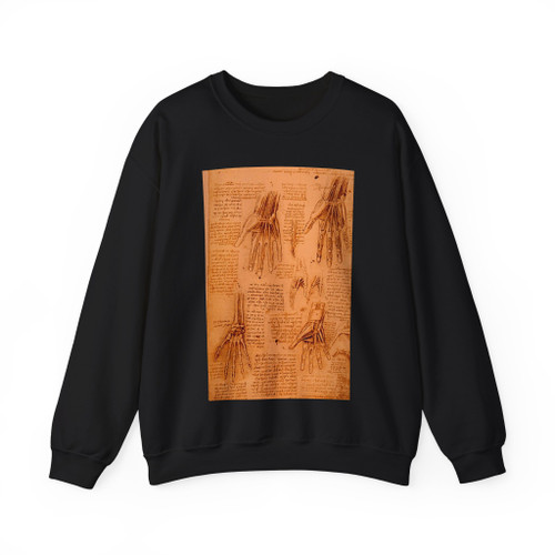 LEONARDO da Vinci - Hands1 (Artwork) Crewneck Sweatshirt