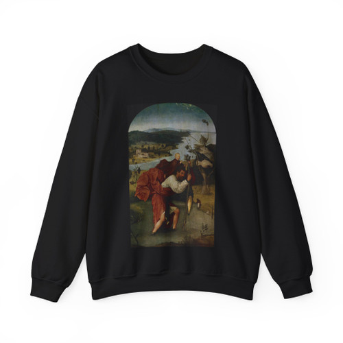 BOSCH, Hieronymus - St Christopher (Artwork) Crewneck Sweatshirt