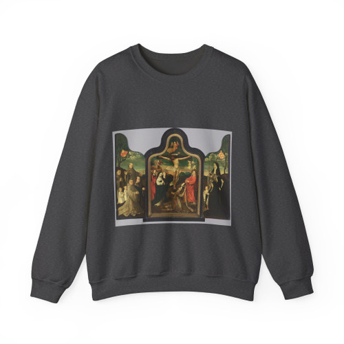 CORNELISZ van Oostsanen, Jacob - Triptych (Artwork) Crewneck Sweatshirt