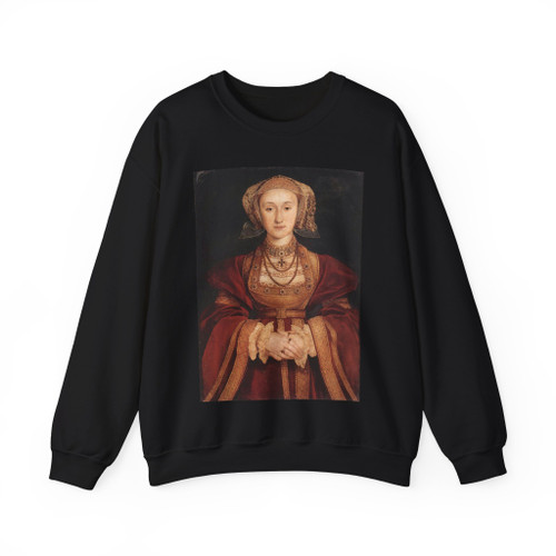 HOLBEIN, Hans the Younger -Henry VIII and his Family- Portrait of Anne of Cleves (Artwork) Crewneck Sweatshirt