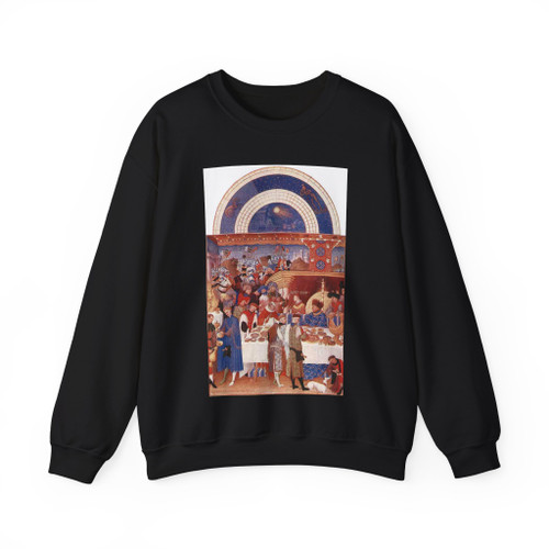 LIMBOURG brothers (Herman, Jean, Paul) - Janvier (January) (Artwork) Crewneck Sweatshirt