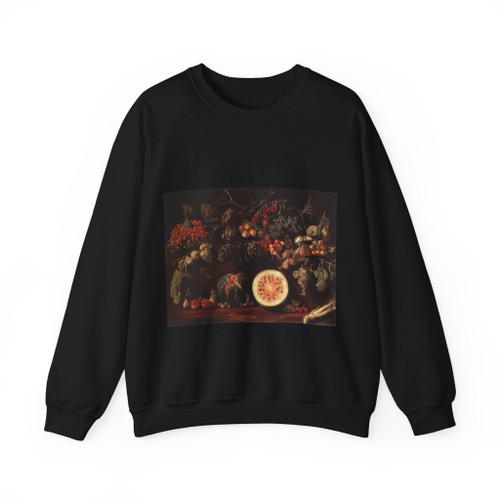 BONZI, Pietro Paolo - Fruit, Vegetables and a Butterfly (Artwork) Crewneck Sweatshirt