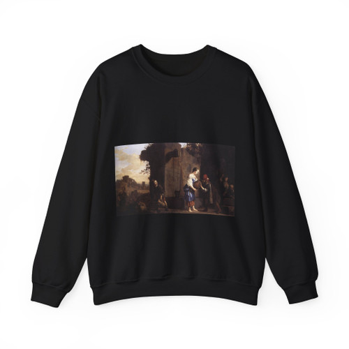 BRAY, Salomon de - Eliezer and Rebecca (Artwork) Crewneck Sweatshirt