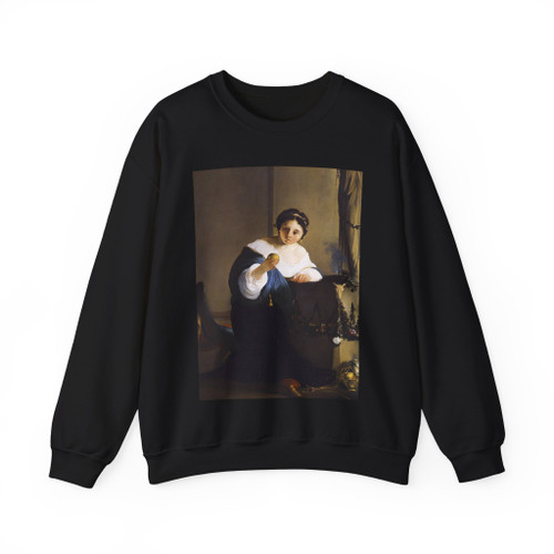 BOR, Paulus - Cydippe with Acontius's Apple (Artwork) Crewneck Sweatshirt