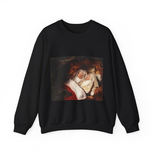 BRAY, Salomon de - The Twins Clara and Aelbert de Bray (Artwork) Crewneck Sweatshirt