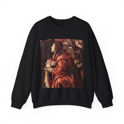 LIPPI, Filippino  - Adoration of the Magi (detail)3 (Artwork) Crewneck Sweatshirt