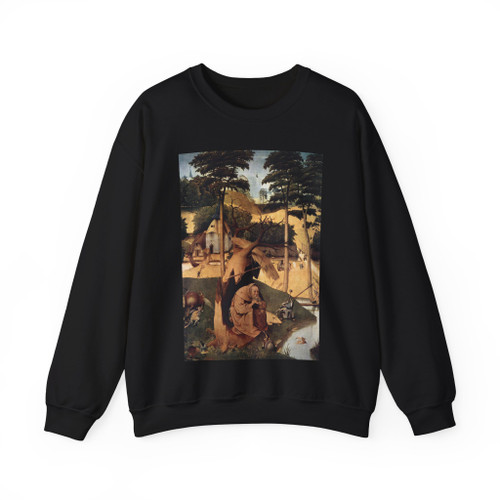 BOSCH, Hieronymus - The Temptation of St Anthony (Artwork) Crewneck Sweatshirt