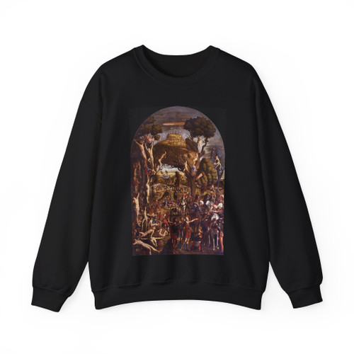 CARPACCIO, Vittore - The Ten Thousand Martyrs on the Mount Ararat (Artwork) Crewneck Sweatshirt