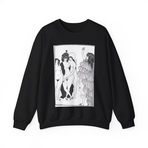 BEARDSLEY, Aubrey - lys_athenian_e (Artwork) Crewneck Sweatshirt