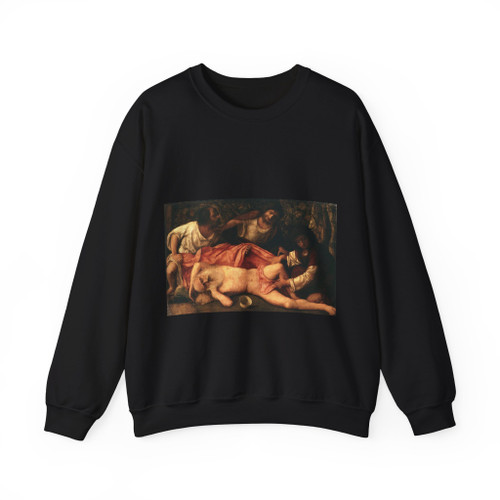 BELLINI, Giovanni - 1510- - Drunkennes of Noah (Artwork) Crewneck Sweatshirt